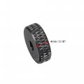 Uxcell Flat Knurled Nut M3 X 12mm 4mm Thumb Nuts Lock Adjusting Aluminum Alloy Black 5pcs