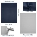 Suede Headliner Fabric 96 In Length X 57 Width Foam Backed For Car Truck Rv Suv Interior Trim Diy Repair Navy Blue
