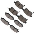 Brake Pad Sets 8pcs For Honda Accord 2008-2013 2015-2017 D958 D1451 