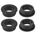 4pcs Rubber Grommets 1-9 16 40mm Drill Hole 1-3 30mm Id Top Hat Grommet Black Silicone Plug Gasket For Wiring Automotive