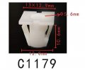 Autobahn88 Body Side Molding Nut Clip Compatible With Hyundai Oem 87714fd200 877561c000 Pack Of 20