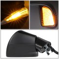 Lx1320112 Factory Style Driver Left Side Mirror Manual Folding Power Adjust Heated Glass Turn Signal Puddle Light Compatible