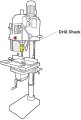1 2 In Drill Chuck Upgrade And Key With Arbor For Galaxy 1458f Heavy Duty Replacement