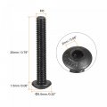 Uxcell M3x20mm Hex Socket Button Head Cap Bolts Screws Alloy Steel 100pcs