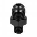 Black 6an Male To M10 X 1 5mm Thread Tube Hardline Fuel Line Adapter Oil Gas Pipe Fitting 