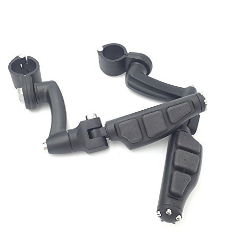 Adjustable Highway Foot Peg Mounting Kit For 1 5 In Front Engine Guard Sportster 883 1200 Street Bob Softail Cvo And Other