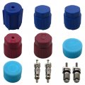 A C System Valve Core And Cap Kit 26783 Air Conditioning Service Ac Charging Port Caps 
