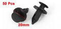 Uxcell Auto Car 8mm Hole Plastic Rivet Door Panel Bumper Fastener Clips 50pcs
