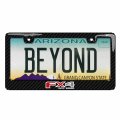 Ipick Image For Ford F-150 Fx4 Off Road Black Real 3k Carbon Fiber Finish Abs Plastic License Plate Frame