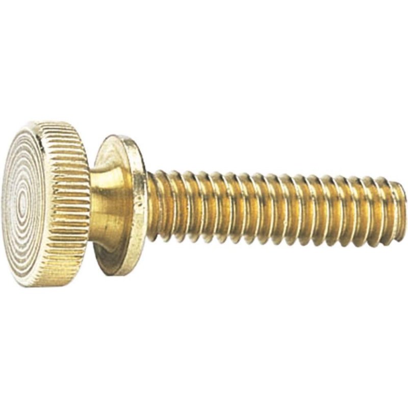 Decorative Solid Brass Knurled Knob 1 4 X 20 Per Pack