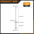 100pcs 1 8 X1 2 Aluminum Dome-head Blind Rivets Open-end Type For Diy Sheet Metal Automotive Repairs Furniture Boat And Duct