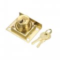 Uxcell Home Office 22mm Diameter Cylinder Head Furniture Security Drawer Lock W 2 Keys