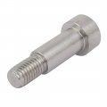 Uxcell 304 Stainless Steel Hex Socket Shoulder Bolt 12mm Dia 25mm Length M10 Thread 5pcs
