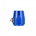 X Autohaux 2pcs An14 Hex Car Hose Finisher Flexible Rubber Pipe Clamp With Screw Band Adapter Fitting For Oil Fuel Water Tube