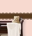Brewster Wps98828 Wall Pops For Baby Peel And Stick Espresso Stripe 1-stripe 