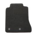 Velour Floor Mats For Ford Mustang 2015 2025 Custom Fit Front And Rear Black Carpet Liners Anti Slip All Season Full Set 