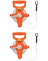 1 2 X 164 Fiberglass Tape Measure Pack Engineer S Open Reel Dual Sided Orange 
