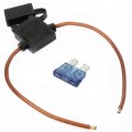 Voodoo 2 14 Gauge Atc Inline Fuse Holder Fuseholder With Cover Fuses 15 Amp 