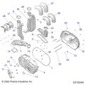 Polaris Ranger Duct Outlet Clutch Upper Genuine Oem Part Qty 1