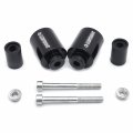 Httmt Mt220-019- Black Bar Ends Compatible With Ducat Monster 600 750 800 900 1000 Supersport 1098r 1198 S 848