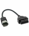 Motorcycle 6 Pin Obd Diagnostic Cable Adapter Can Obd2 Obdii Tool Fit For Brp Moto Atv Utv Bike Clut 6pin To 16pin 