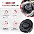2 Pack Oil Filler Cap Replaces 11128655331 11-12-8-655-331 For Bmw 2016-2018 340i Xdrive