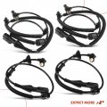 A-premium Abs Wheel Speed Sensor Compatible With Ford Lincoln Models Expedition 2010 5 4l Navigator Rear Driver And Passenger