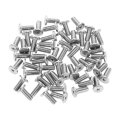 M8-1 25 X 20mm 100pcs Flat Round Head Screws 304 Stainless Steel Phillips Drive Machine Hardware Fastener For Furniture 