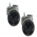 Rear Drum Brake Wheel Clyinder Set Of 2 Fits 1988-2000 Chevrolet K3500 Drw P N 200657 