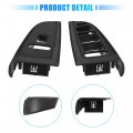 Uxcell 1 Pair Front Side Power Window Switch Bezel Door Armrest Panel Pull Handle For Chevy Silverado Left-hand Driver And