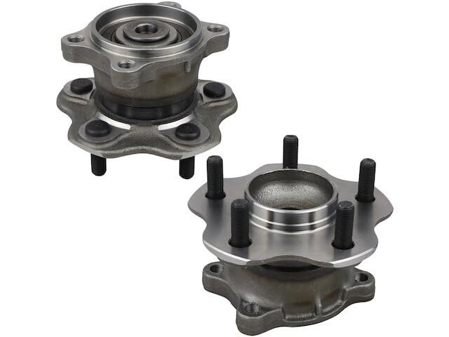 Rear Wheel Bearing Hub Assembly Set Of 2 For 2002 2006 Nissan Altima Fwd Left And Right Sides Fits 4 Abs Non
