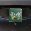 Butterflies In Butterfly Shape Tow Trailer Hitch Cover Plug Insert