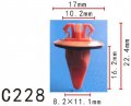 Autobahn88 Wheel Flare Body Side Molding Clip With Sealer Compatible Toyota Oem 7539735010 7539535070 Pack Of 20