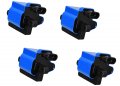 Ena Square Professional Ignition Coil Pack Set Of 4 For Chevrolet Silverado 1500 Suburban 1500-2500 Ssr H2 Envoy Yukon 