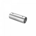 Uxcell Rail Pipe Fitting 2-way 100mm Length 304 Stainless Steel Straight Connector Polishing For 33mm 1 3 Od Handrail Railing