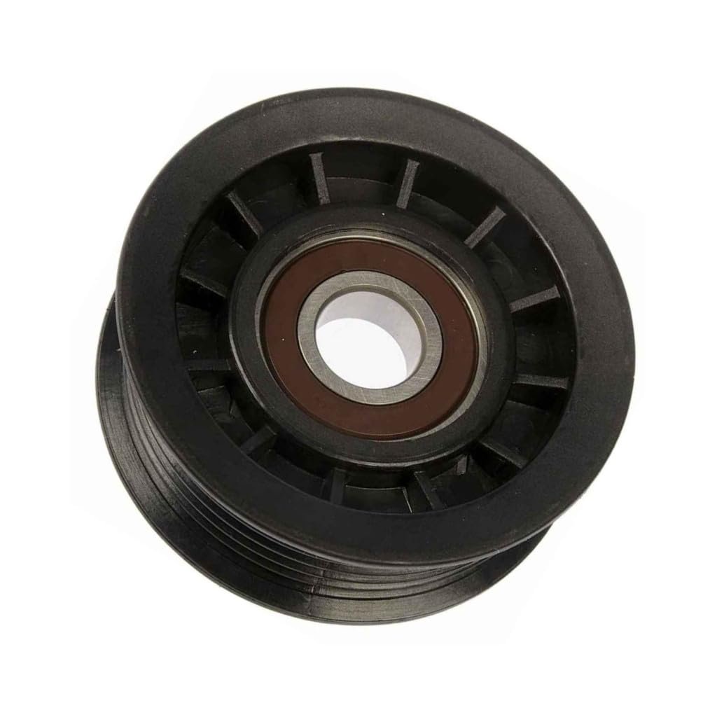 Serpentine Belt Idler Pulley For Chevy Tahoe Trailblazer 2006 2009 Polyamide Black 6 Groove 17mm Inside Diameter