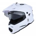 1storm Dual Sport Motorcycle Motocross Off Road Full Face Helmet Visor Glossy White Size L 57-58 Cm 22 4 8 Inch 