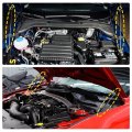 2 Pcs Front Hood Lift Supports Struts Gas Springs For Honda Civic 8th Fa Fd Fg Fk Fn 2005 2011 Black Carbon Steel 24 80 In 