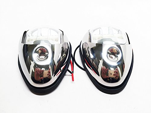 Marine Boat Ss304 Green Starboard Red Port Led Navigation Light Side Mount