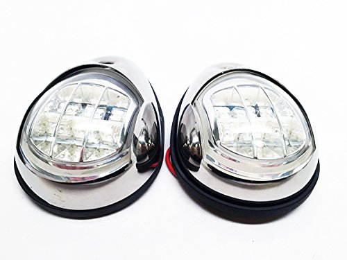 Marine Boat Ss304 Green Starboard Red Port Led Navigation Light Side Mount