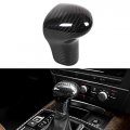 Cuztom Tuning Direct Add-on Real Carbon Fiber Auto Shift Gear Knob Cover Compatible For 2013-2016 Audi A4 Q5 Q7 2012-2016 A5 