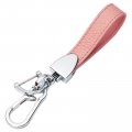 Daemson Genuine Leather Car Keychain Universal Heavy Duty Key Fob Keychains Holder For Women And Men 360 Degree Rotatable 