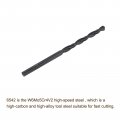 Uxcell 6542 High Speed Steel Straight Shank Twist Jobber Drill Bit Fully Ground Black Oxide Bits 3 3mm Diameter 65mm Total
