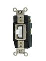 Leviton 1256-w 15-amp 120 277-volt Single-pole Toggle Ac Quiet Switch White 