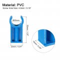 Uxcell Pvc Pipe Clamps Clips 20pcs For 20mm 3 4 Od Hose Hanger Support Pex Tubing U-shaped Water Blue