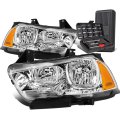 Auto Dynasty Oe Style Chrome Housing Amber Corner Head Lamps Tool Kit For Dodge Charger 11-14 