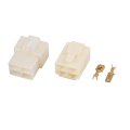 10 Sets 4 Pin Car Electrical Wire Connector Male Female Housing Terminal 6 3mm