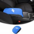 Linskip Center Console Armrest Cover For Dodge Charger Chrysler 300 2011-2023 Arm Rest Pad Interior Accessories Blue White 