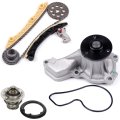 Timing Chain Kit Water Pump Thermostat Housing Assembly Sets Hj-07025-h 131-2282 Aw6056 19301-rna-315 Fits For Honda Civic 