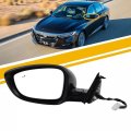 Dasbecan Left Driver Side Door Mirror For Honda Accord Lx Sport 2018-2022 Power Heated Blind Spot Detection Repalce 